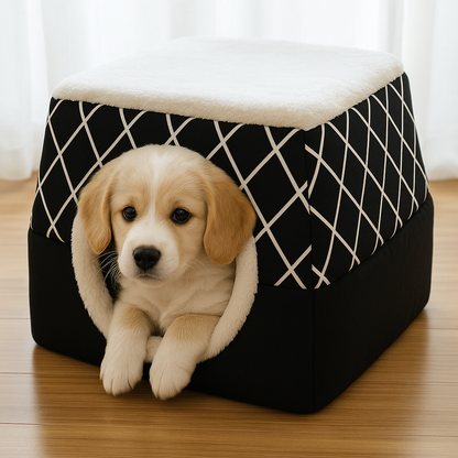 Pet Dog and Cat Bed Villa - Dual Use Space Capsule