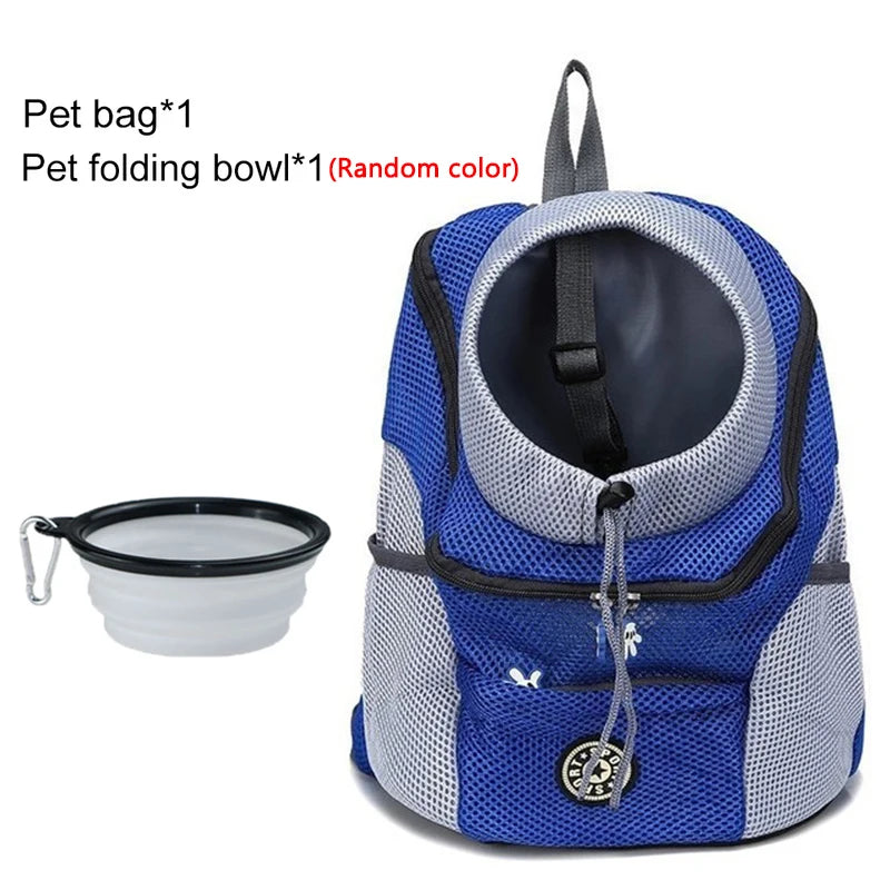 Breathable Mesh Pet Backpack for Dogs and Cats