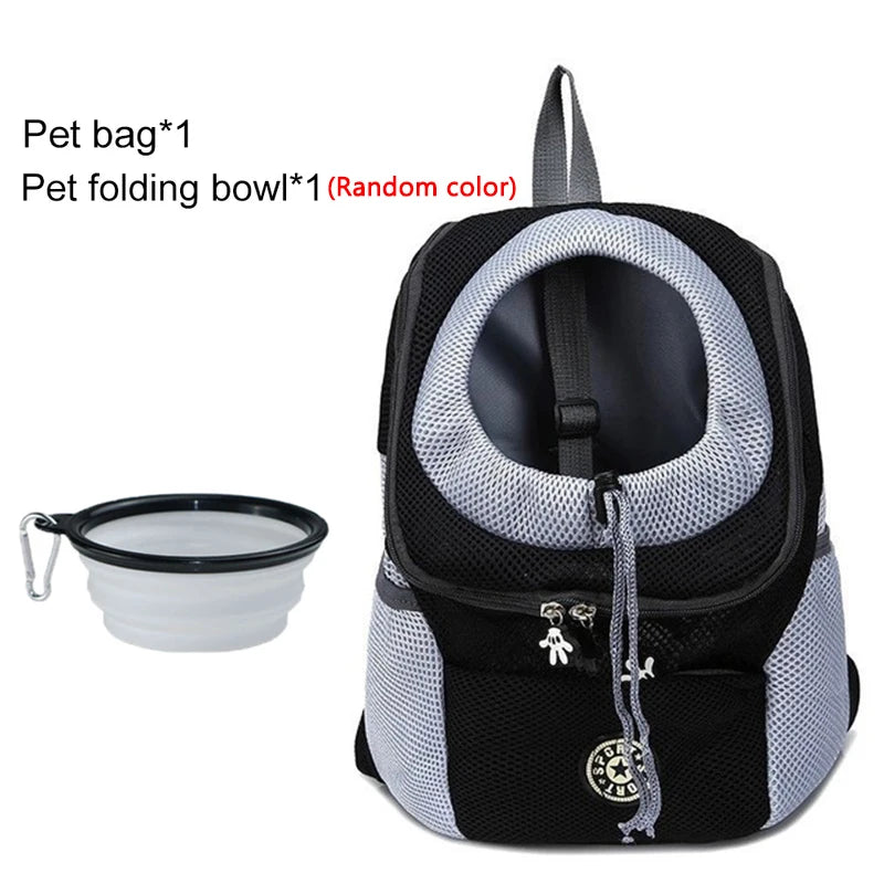 Breathable Mesh Pet Backpack for Dogs and Cats