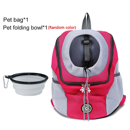 Breathable Mesh Pet Backpack for Dogs and Cats