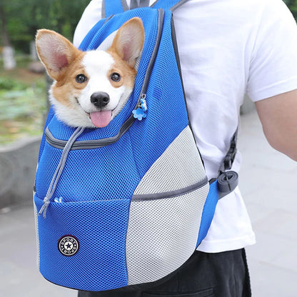 Breathable Mesh Pet Backpack for Dogs and Cats