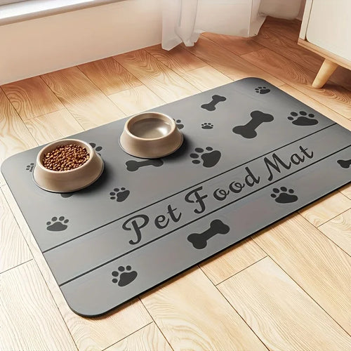 Absorbent Pet Placemat For Food And Water Bowls