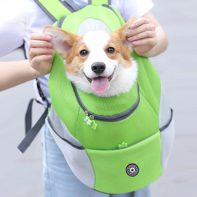 Breathable Mesh Pet Backpack for Dogs and Cats