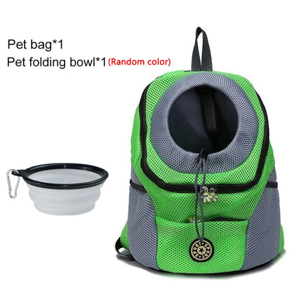 Breathable Mesh Pet Backpack for Dogs and Cats