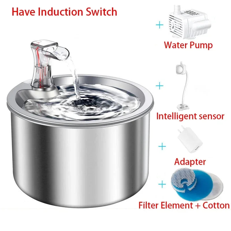 Smart Pet Drinking Fountain Automatic Water Dispenser For Cats And Dogs