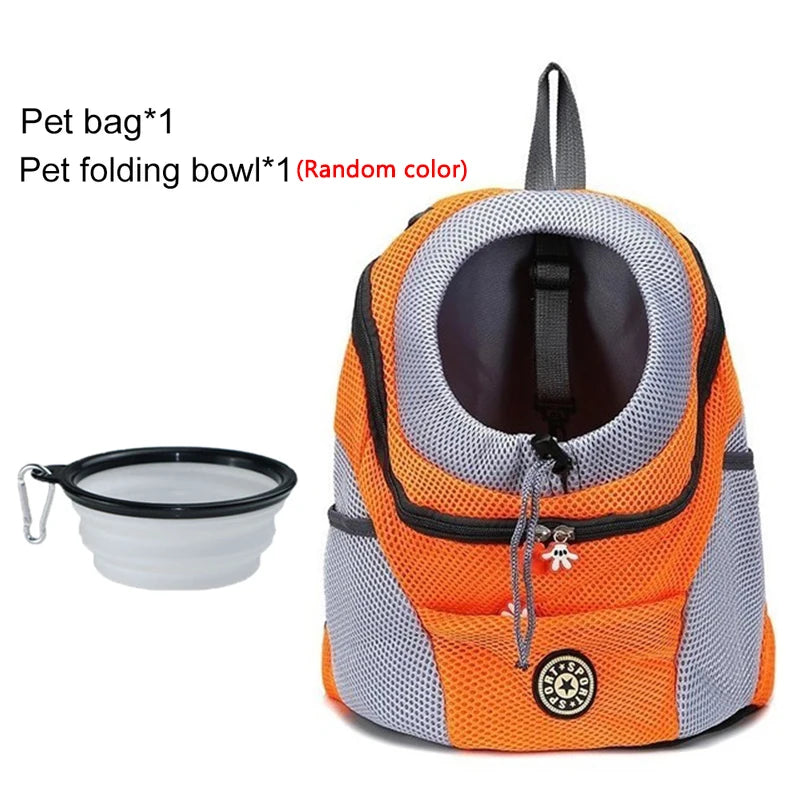 Breathable Mesh Pet Backpack for Dogs and Cats